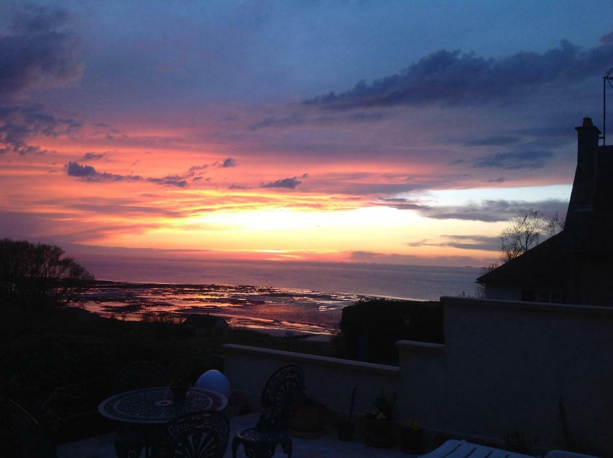 Appartement terrasse face mer Villerville Exterior foto